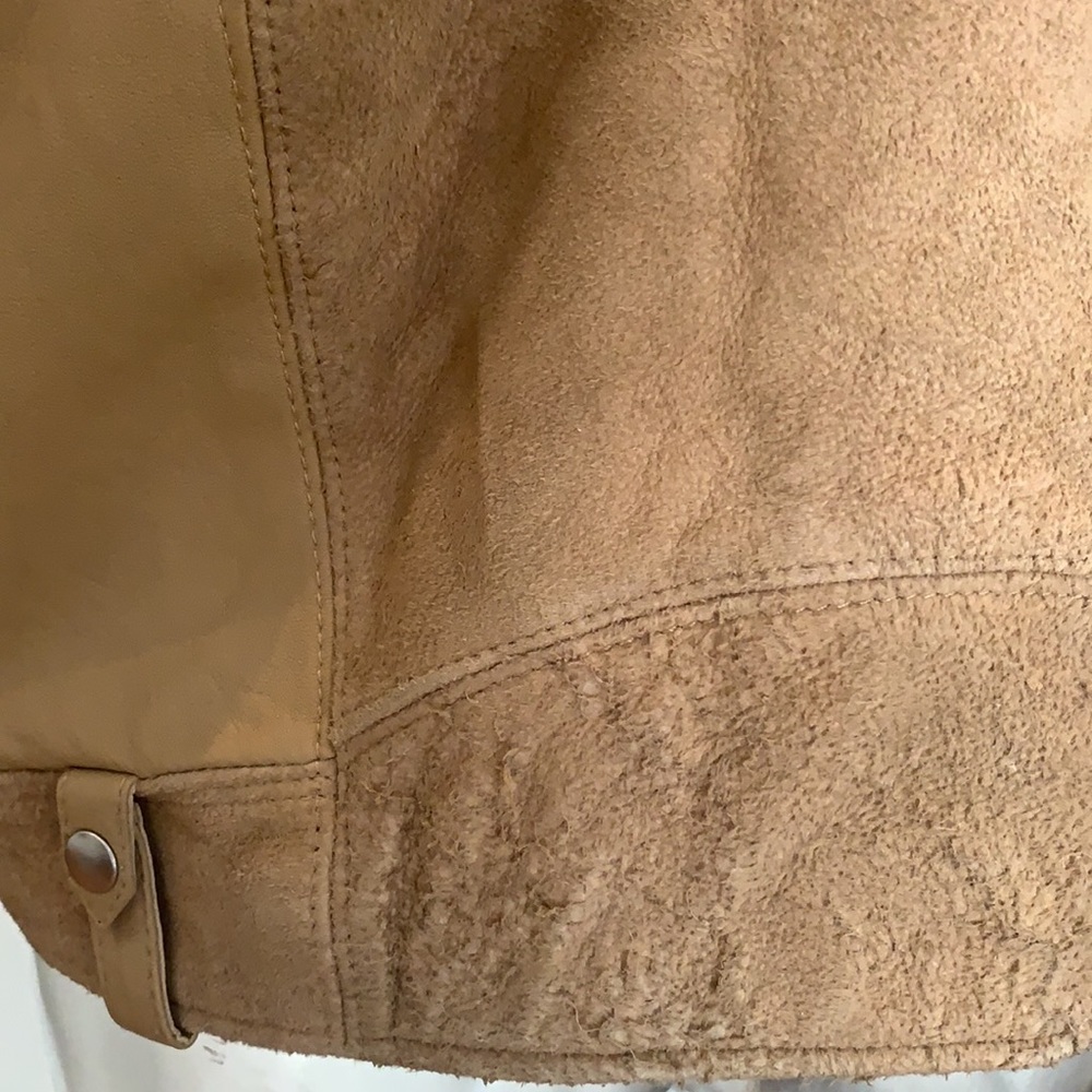 Tan Leather Jacket - Picture 7 of 7